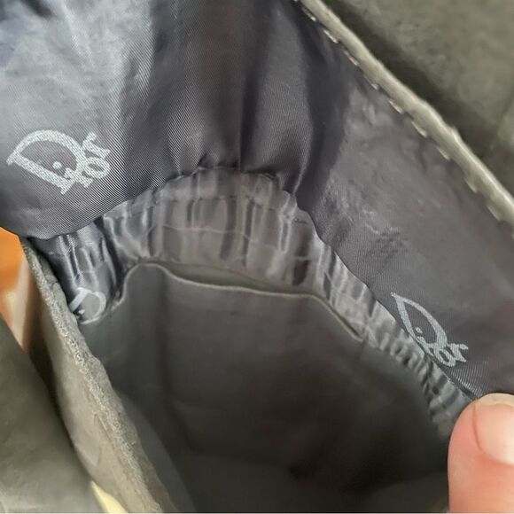 Vintage Christian Dior Gray Suede Jacket Lined Blazer Sports Coat Men's 44S - Picture 11 of 16